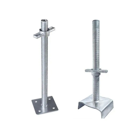 Hot Dip galvanizado Q235 Base de andamio de acero Jack U Head Hollow Jack