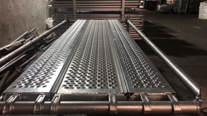 Tablones de andamio de acero galvanizado de 320*76 mm