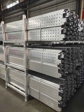 Tablones de andamio de acero galvanizado tipo americano