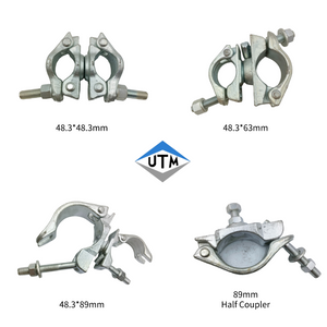 Acoplador giratorio de 48 mm para andamio tipo americano forjado por estampación