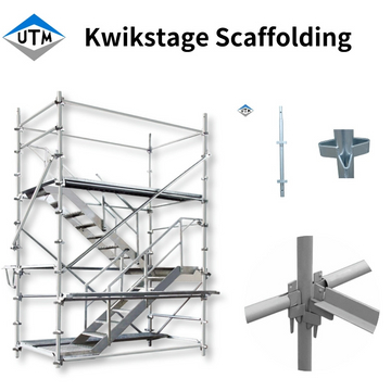 Construcción australiana Dip Hot Galvanized Pintado Q235/Q355 Acero Kwikstage andamio 