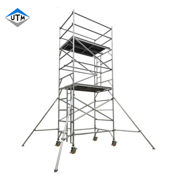 Torre de andamio de aluminio móvil OEM 3M-15M