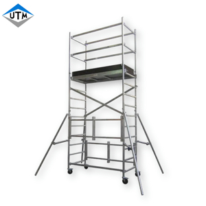 Proveedor de China Torre de andamios de aluminio Andamio móvil de aluminio para reparación de construcciones