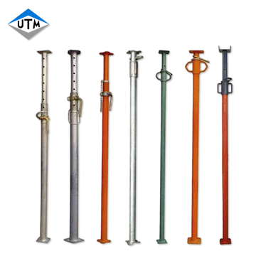 Apoyos de acero ajustables del apuntalamiento de la ayuda del encofrado de la construcción del apoyo del andamio