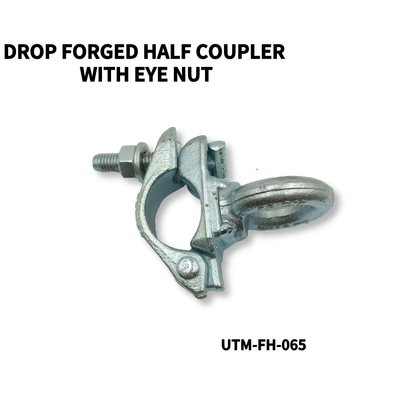 Medio acoplador forjado con tuerca de ojo