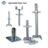 Hot Dip galvanizado Q235 Base de andamio de acero Jack U Head Hollow Jack