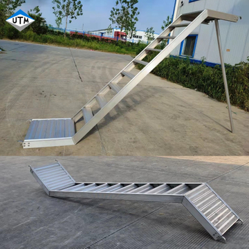 China Caballero de aluminio personalizado andamio Z Escalera de escaleras de tipo