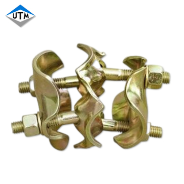 Acoplador doble tipo italiano prensado con abrazadera de ángulo recto de 48,3 mm