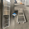 Construcción de seguridad tablas de caminata de aluminio Plataforma de tablones de andamios con escalera