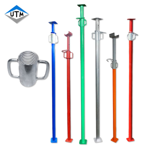 El tipo español andamio resistente apoya el poste de apuntalamiento ajustable galvanizado Porp de acero de Acrow Jack