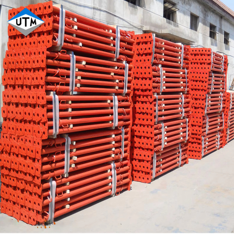 El tipo español andamio resistente apoya el poste de apuntalamiento ajustable galvanizado Porp de acero de Acrow Jack