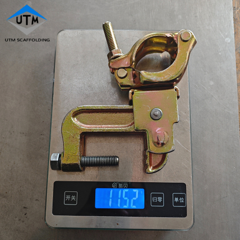 JIS Japón tipo acoplador de andamio 48,6 mm andamio 20-65 mm altura abrazadera de haz giratorio