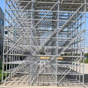 Andamios galvanizados con buceo caliente para la construcción del puente