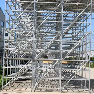 Andamios galvanizados con buceo caliente para la construcción del puente