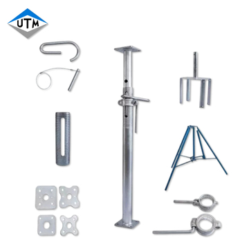 Trípode plegable del apoyo del apuntalamiento del andamio del gato del apoyo de la ayuda de acero ajustable