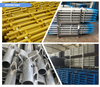 Construcción australiana Dip Hot Galvanized Pintado Q235/Q355 Acero Kwikstage andamio 