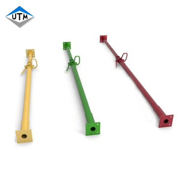 Precio de China, soporte de tubería de andamio de Oriente Medio, soporte de acero, accesorios Acrow ajustables, gatos de soporte de encofrado, longitud de 800-4500mm