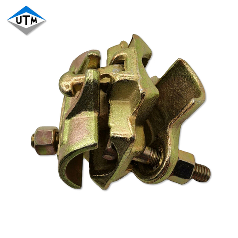 Acoplador doble tipo italiano con abrazadera de ángulo recto de 48,3 mm forjado en China