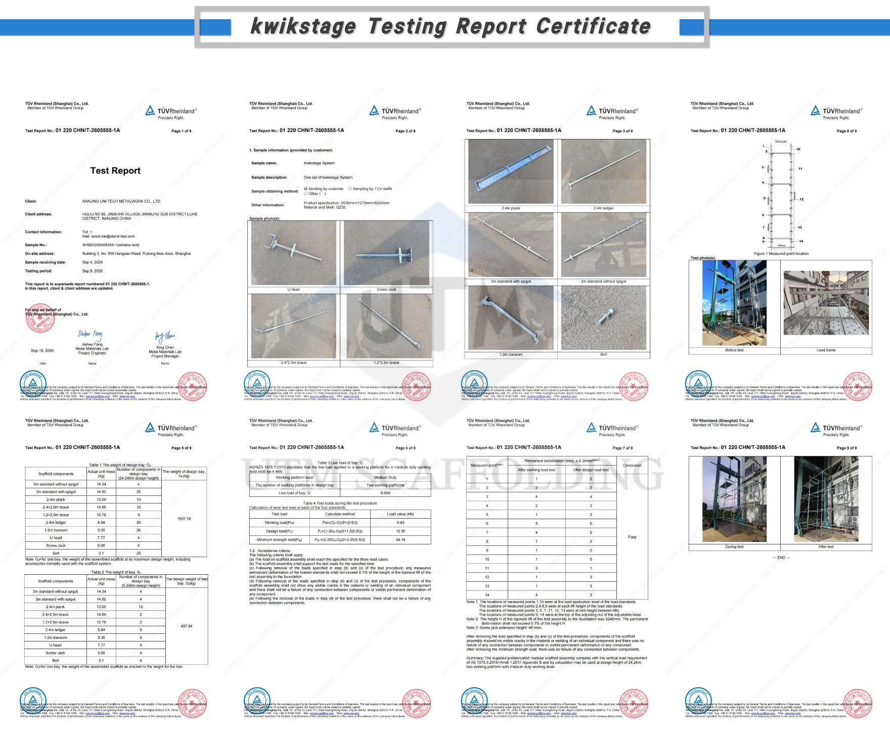 Certificado kwikstage
